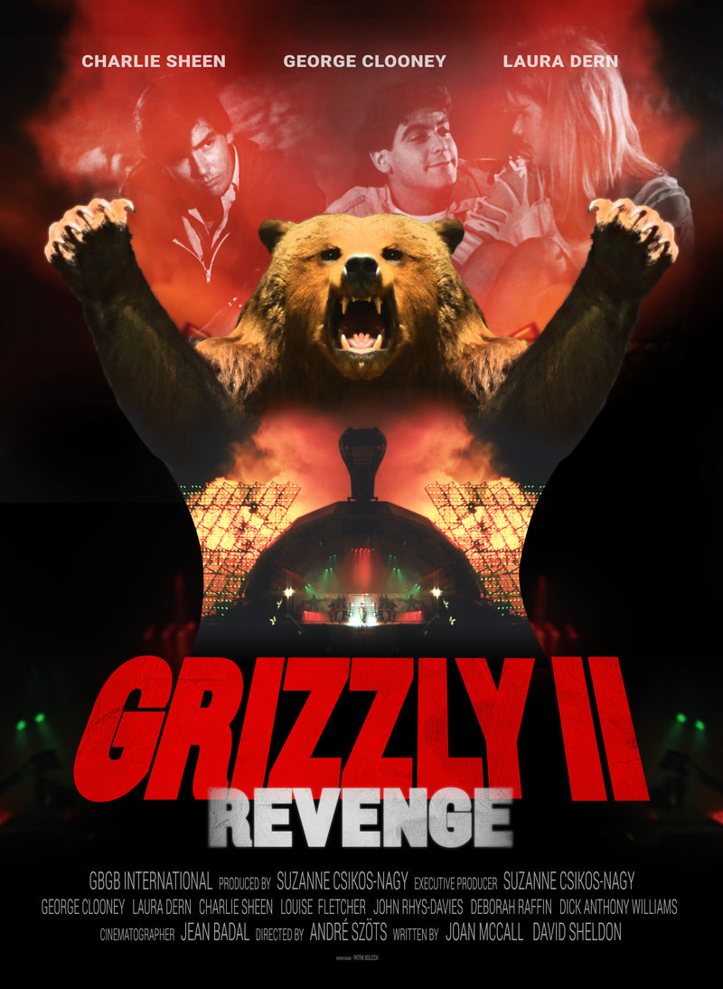 Designer Patrik Bolecek | Grizzly II Revenge Movie Poster Jigsaw Puzzle