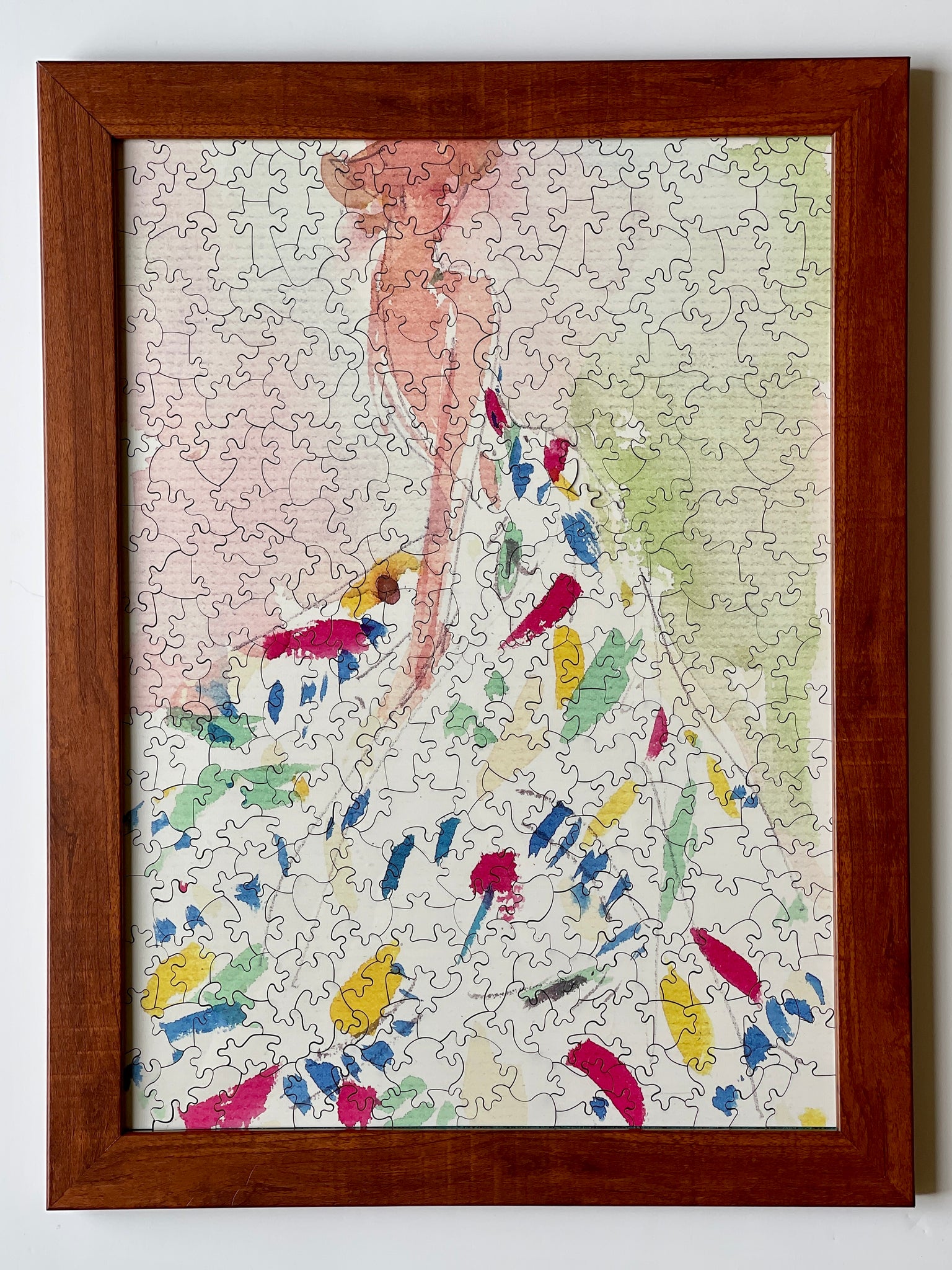 Halston Archive "With Love" Collection | Joe Eula Unique Wooden Collector Edition Jigsaw Puzzle