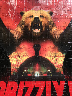 Designer Patrik Bolecek | Grizzly II Revenge Movie Poster Jigsaw Puzzle