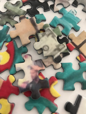 Artist Kathe Burkhart Collector Edition Jigsaw Puzzle