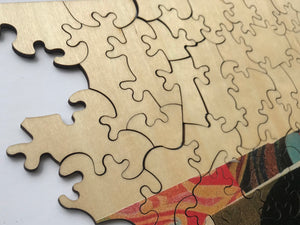 Artist Jonah Freeman and Justin Lowe Victorian-Cut Wooden Jigsaw Puzzle