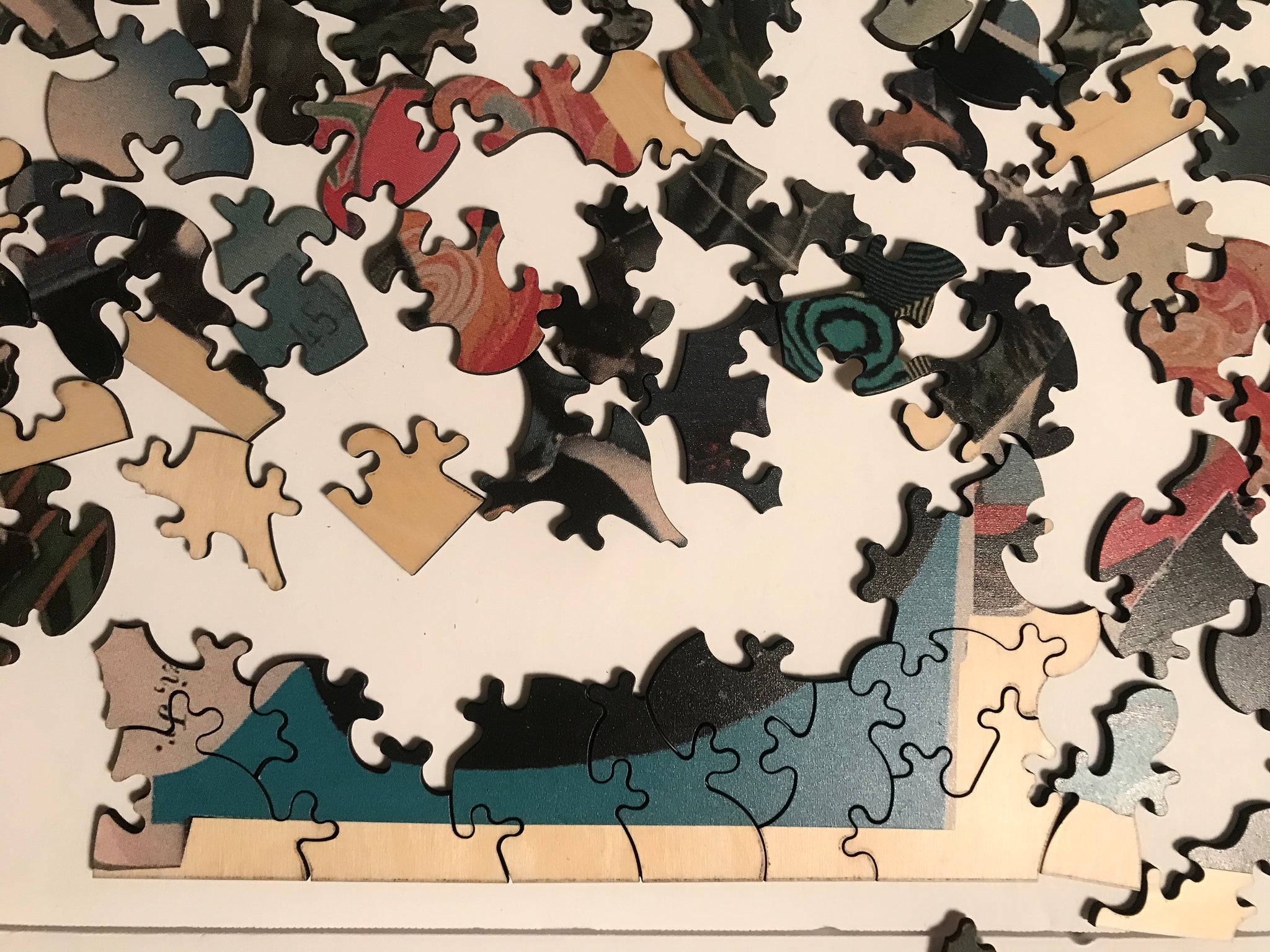 Artist Jonah Freeman and Justin Lowe Victorian-Cut Wooden Jigsaw Puzzle