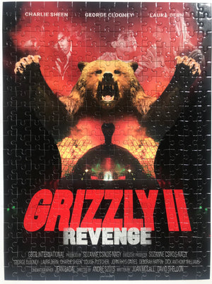 Designer Patrik Bolecek | Grizzly II Revenge Movie Poster Jigsaw Puzzle