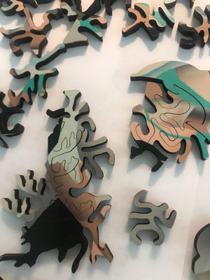 Artist Brandon Lipchik Collector Edition AI Wooden Jigsaw Puzzle