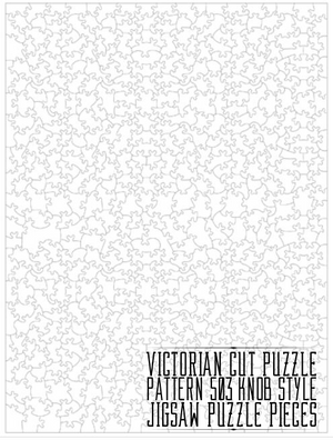 Artist Idris Khan Wooden Victorian-Cut Jigsaw Puzzle